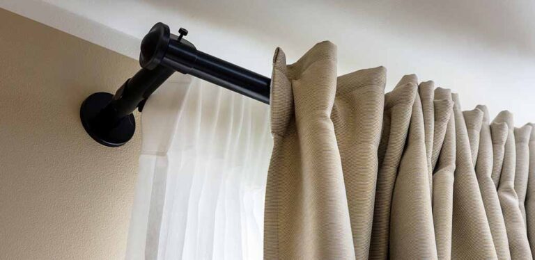 How Far Down From The Ceiling Should Drapes Be Hung?
